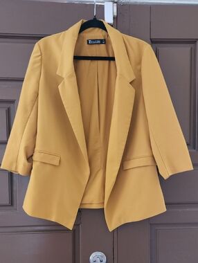 Mustard Yellow Blazer